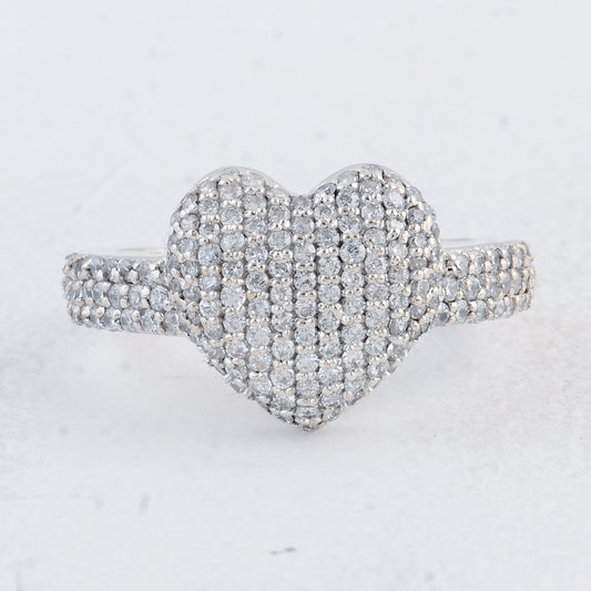 2.16 Ct Round Cubic Zirconia 925 Sterling Silver Ring