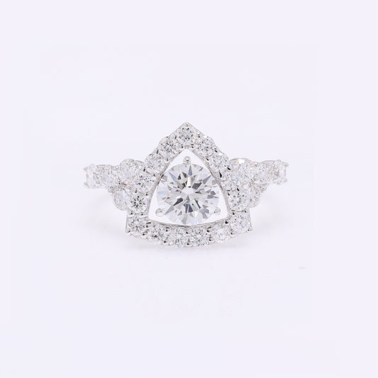 2.03 Carats Lab Grown Diamond 14K Gold Ring
