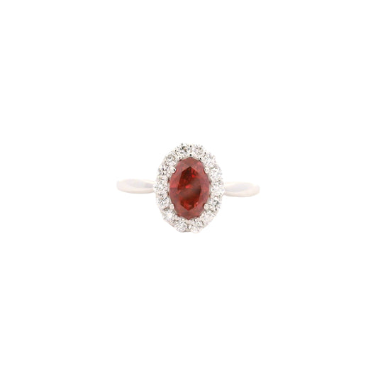 1.39 Carats Pink Lab Grown Diamond 14K Gold Ring