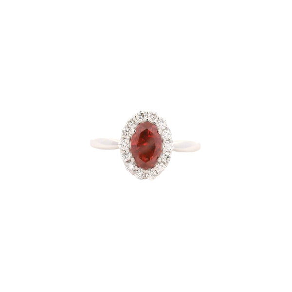 1.39 Carats Pink Lab Grown Diamond 14K Gold Ring