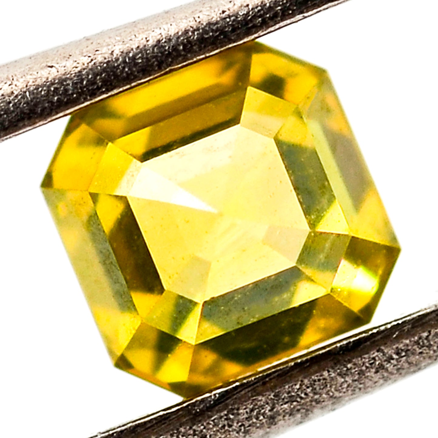 0.44 Yellow Diamond Octagon Loose Diamond