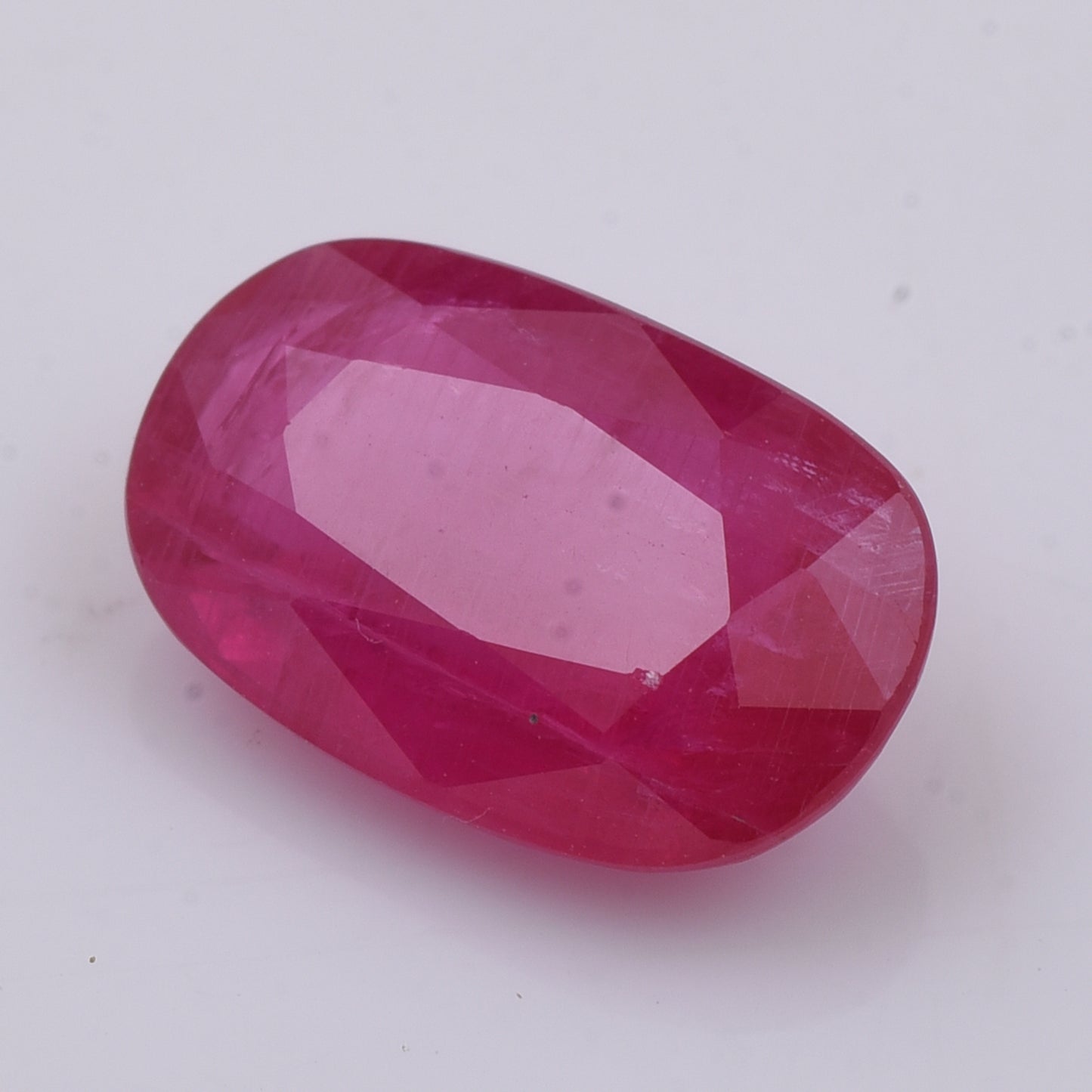 2.45 Natural Corundum Ruby Rectangular Cushion Mixed Cut Gemstone