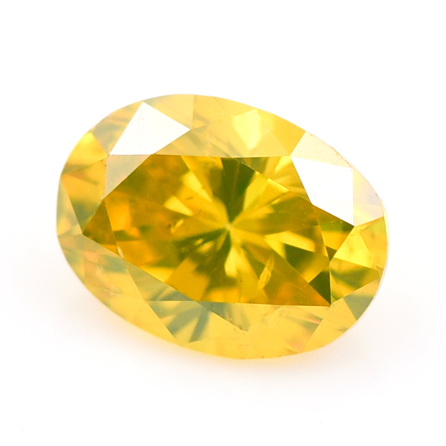 0.25 Yellow Diamond Oval Loose Diamond