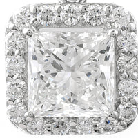 2.44 Carats Lab Grown Diamond 14K Gold Pendant