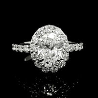 2.50 Carats Lab Grown Diamond 14K Gold Ring