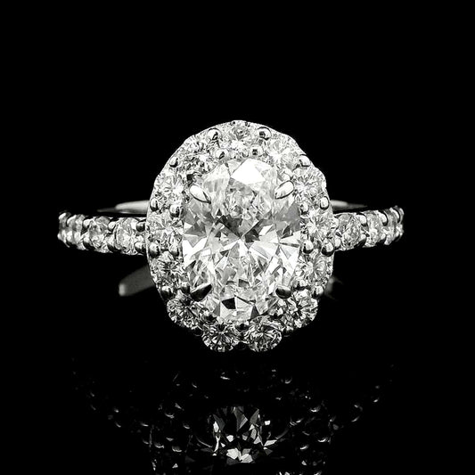 2.50 Carats Lab Grown Diamond 14K Gold Ring