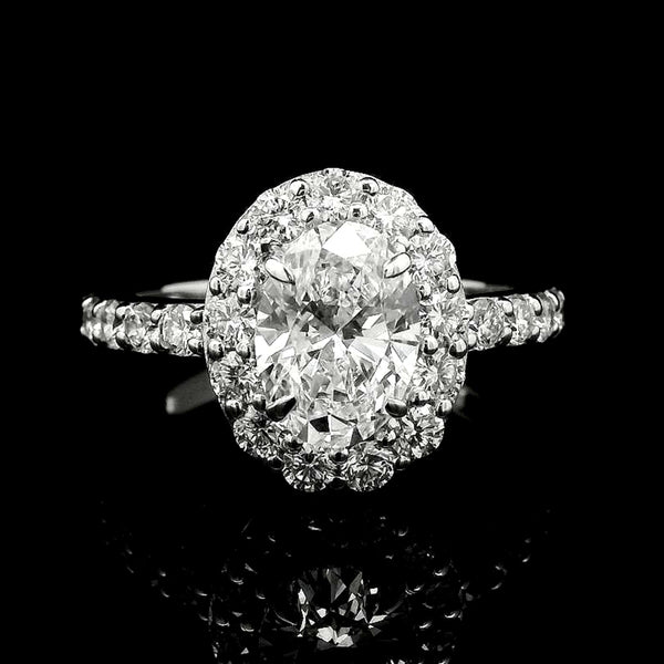2.50 Carats Lab Grown Diamond 14K Gold Ring
