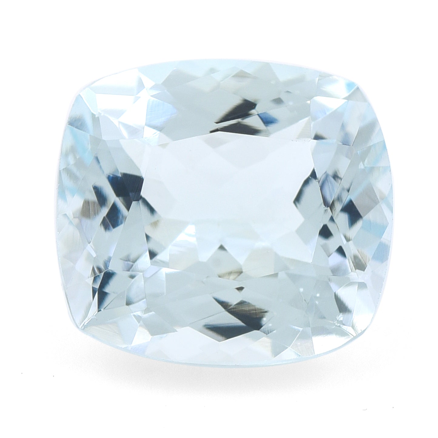 4.15 Natural Beryl Aquamarine Rectangular Cushion Mixed Cut Gemstone