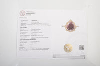 3.10 Ct Natural Codundum Ruby 14K Gold Ring