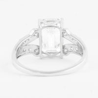 3.46 Carats Lab Grown Diamond 14K Gold Ring