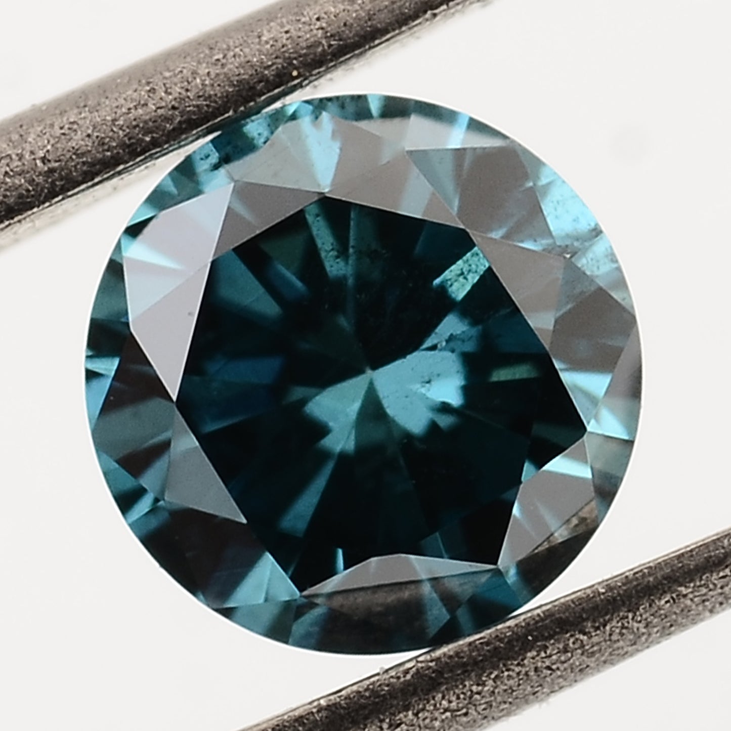 0.40 Blue Diamond Round Loose Gemstone