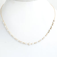 5.34 Carats Lab Grown Diamond 14K Gold Necklace