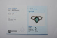 1.05 Ct Pear Mixed Cut Natural Emerald 14K Gold Ring