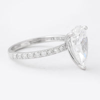 3.13 Carats Lab Grown Diamond 14K Gold Ring