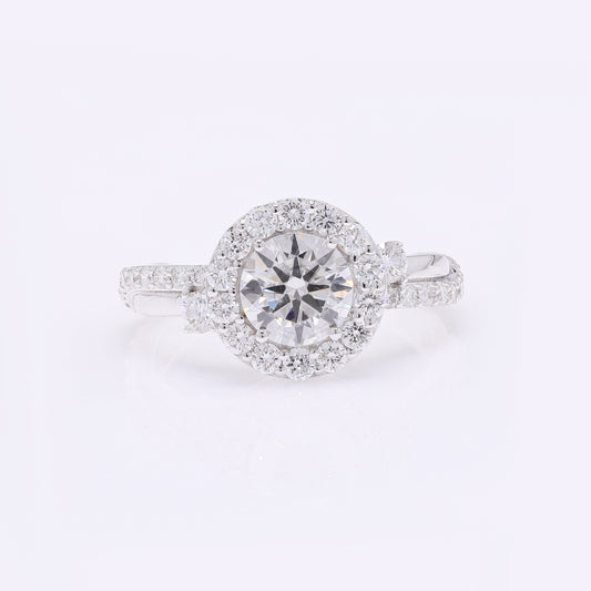 2.02 Carats Lab Grown Diamond 14K Gold Ring