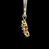 1.06 Ct Square Tourmaline 14K Gold Pendant
