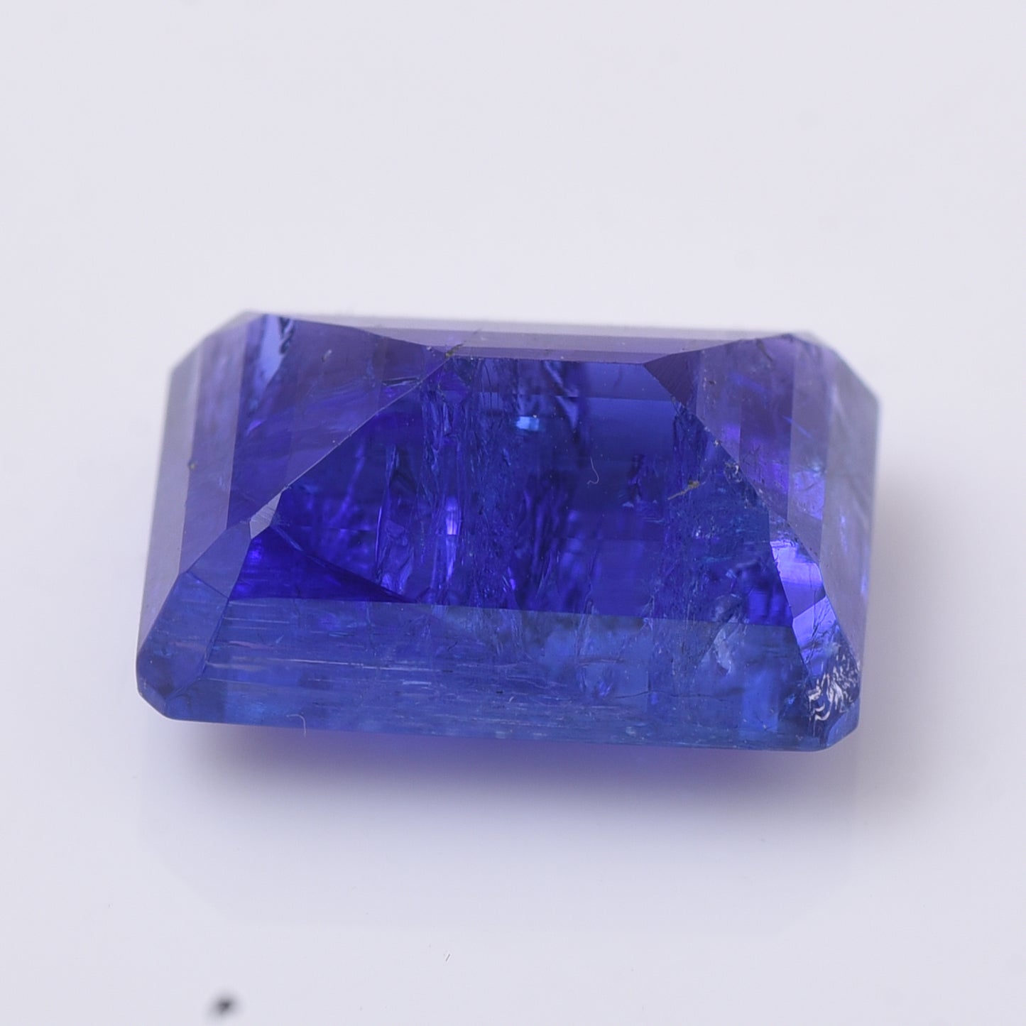 11.38 Natural Zoisite Tanzanite Emerald Cut Gemstone