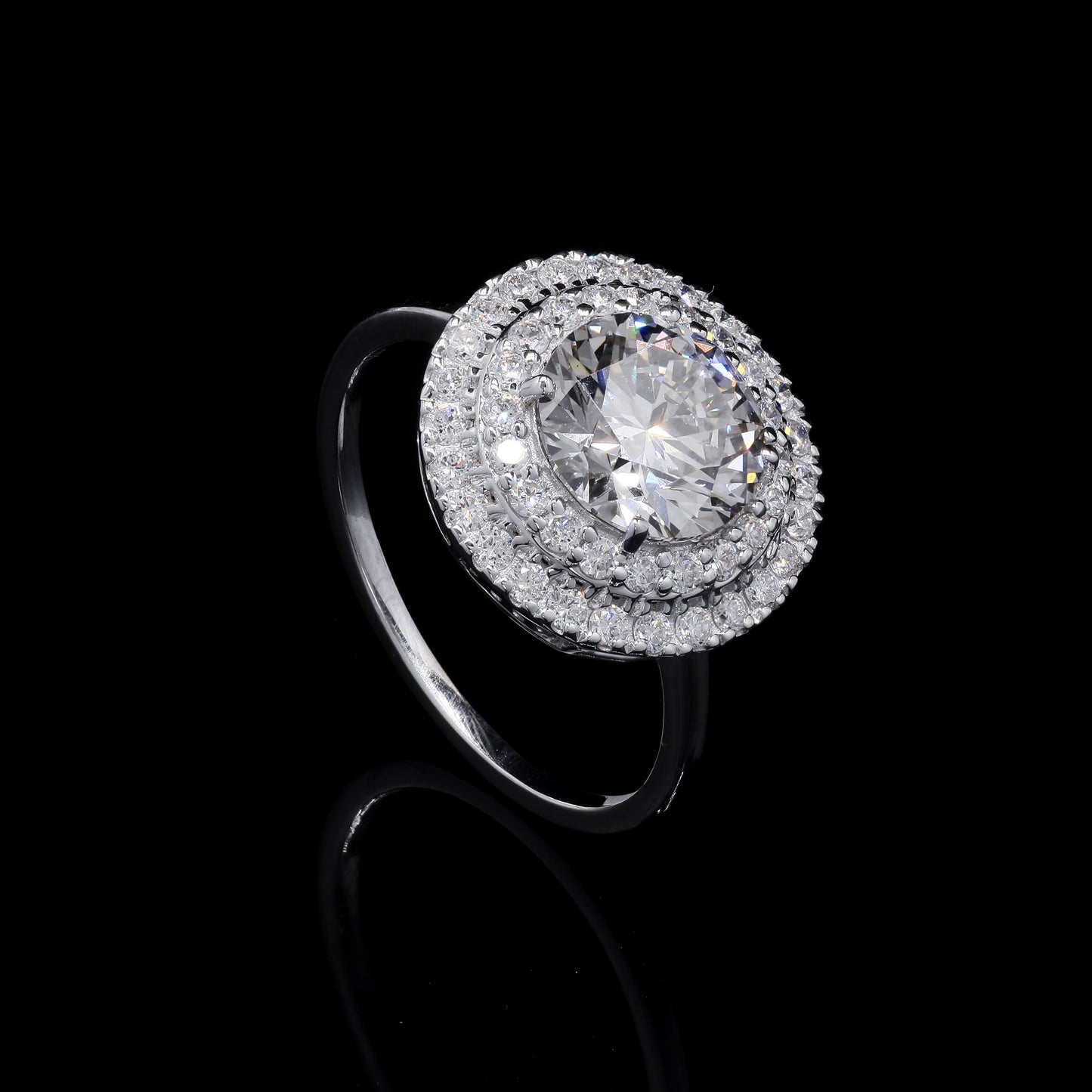 2.56 Carats Lab Grown Diamond 14K Gold Ring