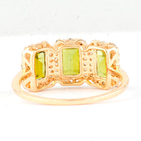 2.14 Ct Octagon Tourmaline 14K Gold Ring