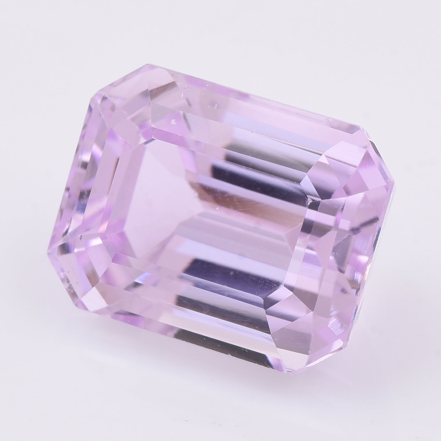 16.61 Natural Spodumene Kunzite Emerald Cut Gemstone