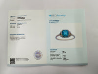 1.33 Ct Octagon Step Cut Natural Emerald 14K Gold Ring