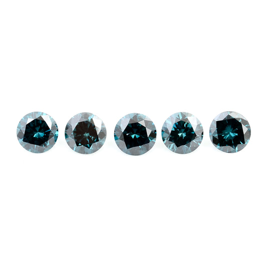 0.78 Blue Diamond Round Loose Gemstone