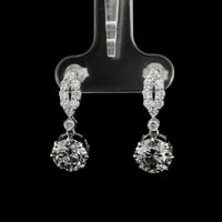 3.72 Carats Lab Grown Diamond 14K Gold Earrings