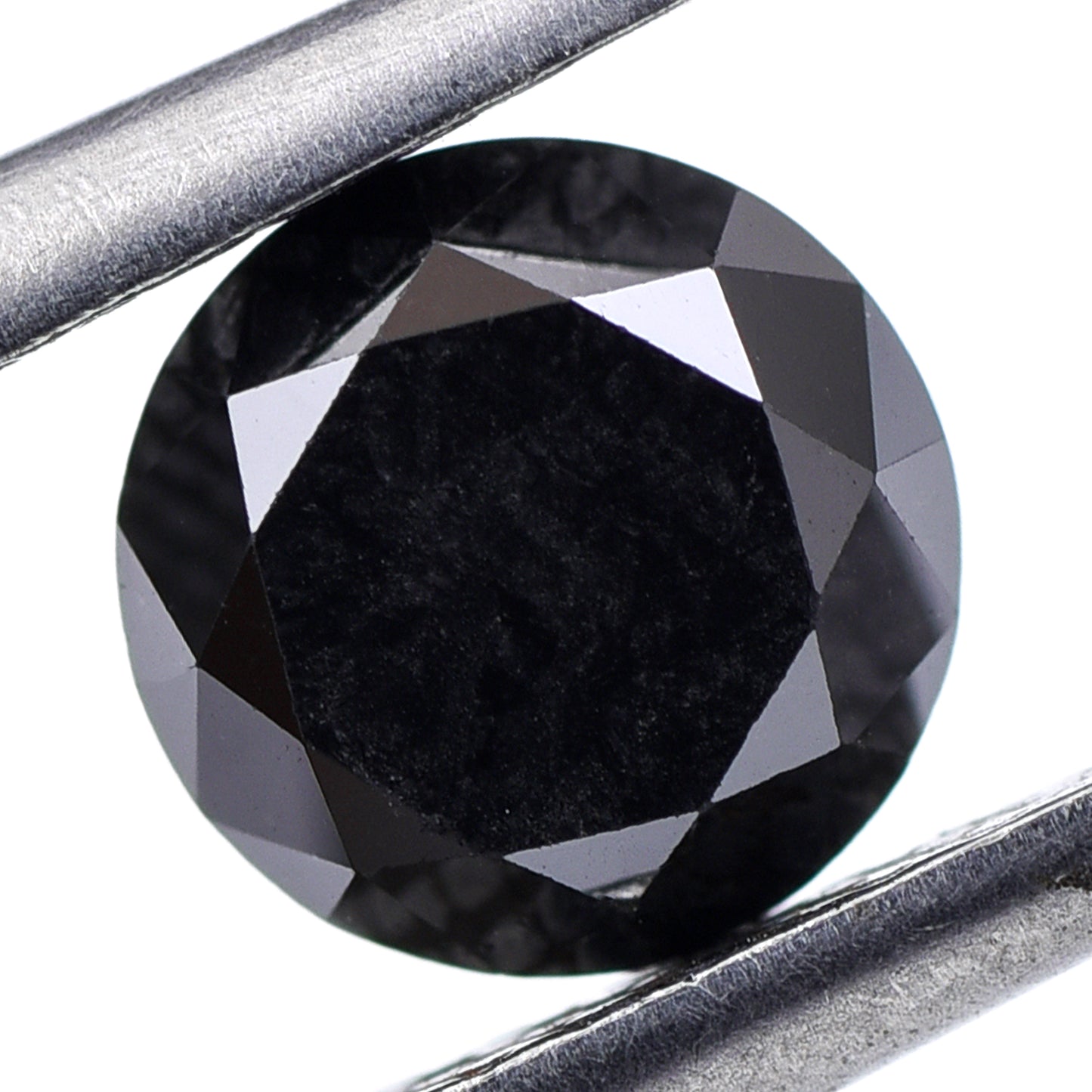 2.96 Black Diamond Round Loose Diamond