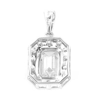 2.47 Carats Lab Grown Diamond 14K Gold Pendant