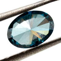 0.25 Blue Diamond Oval Loose Diamond