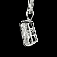 6.86 Carats Lab Grown Diamond 14K Gold Pendant