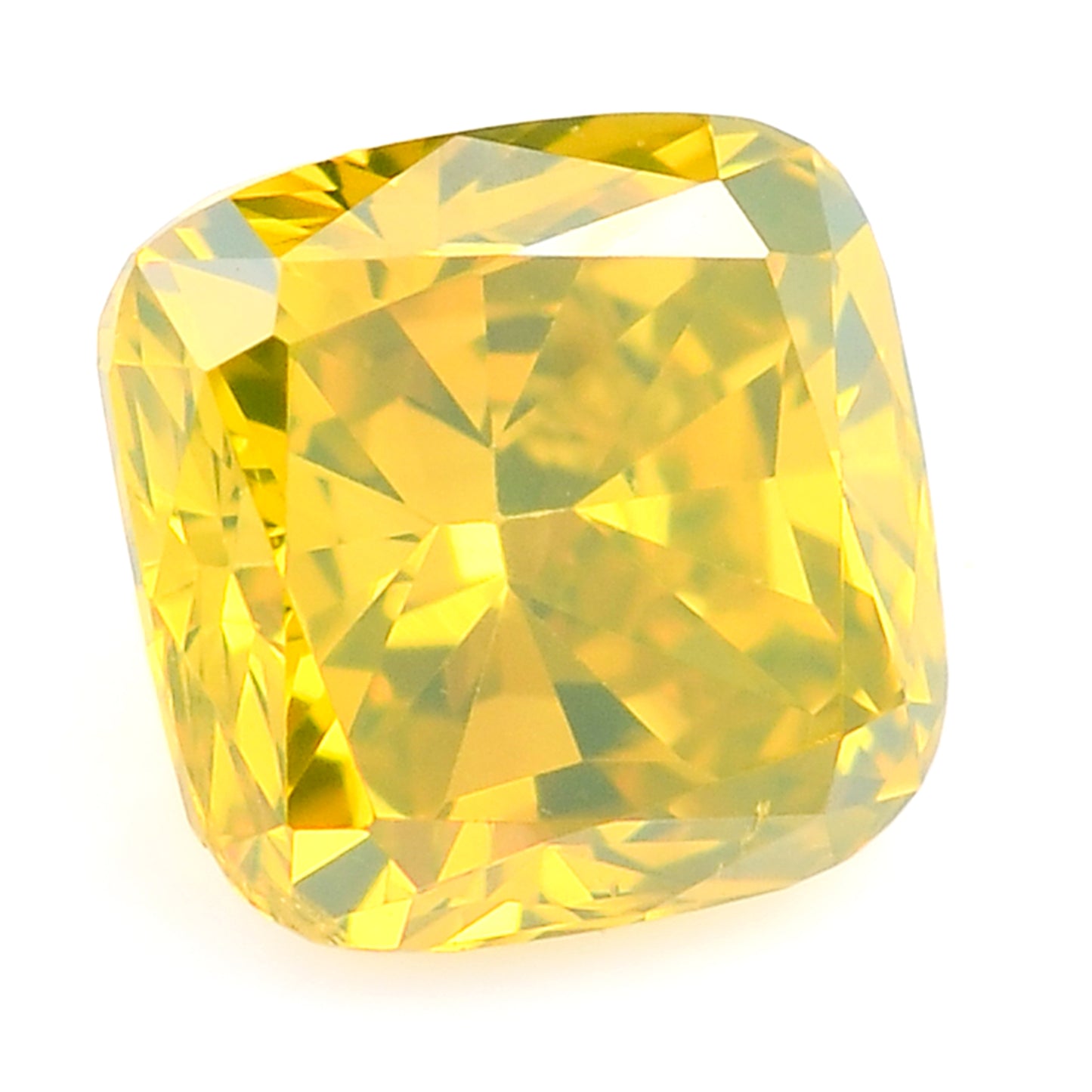 0.25 Yellow Diamond Cushion Loose Diamond