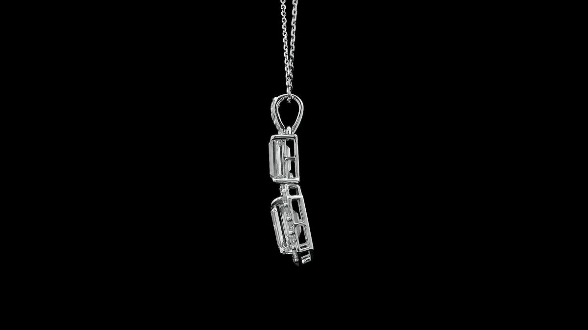 3.61 Carats Lab Grown Diamond 14K Gold Pendant