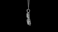 3.61 Carats Lab Grown Diamond 14K Gold Pendant
