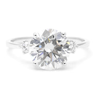 3.22 Carats Lab Grown Diamond 14K Gold Ring