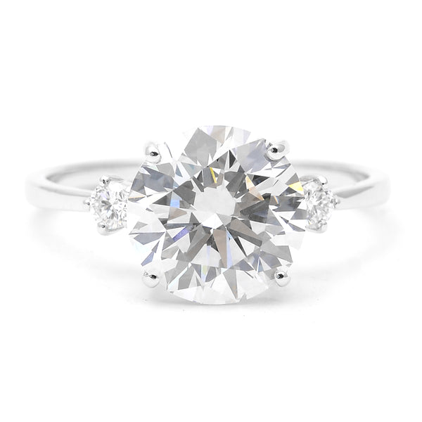 3.22 Carats Lab Grown Diamond 14K Gold Ring