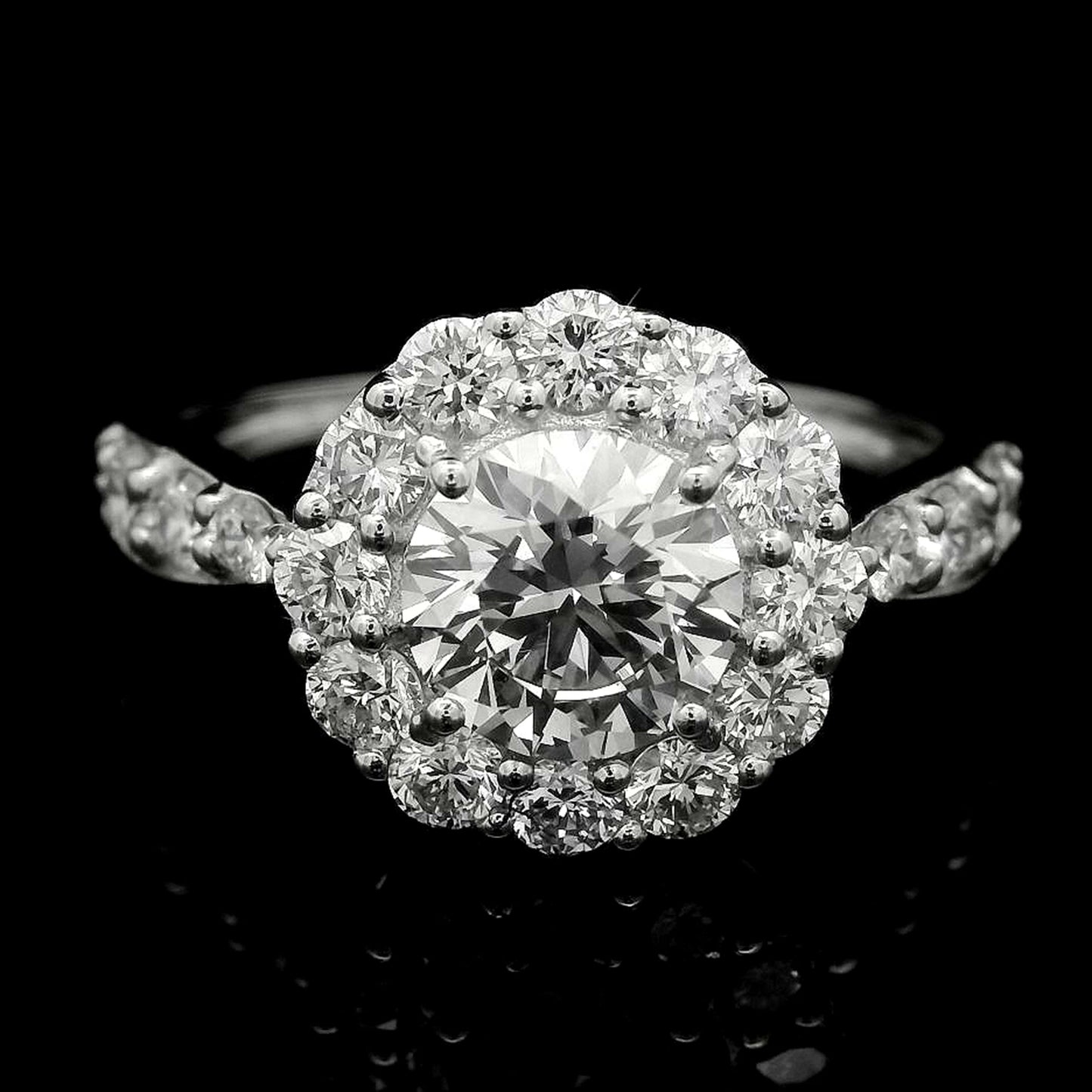 2.25 Carats Lab Grown Diamond 14K Gold Ring