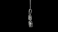 3.30 Carats Lab Grown Diamond 14K Gold Pendant