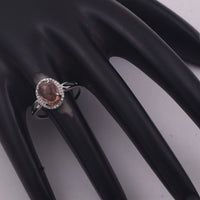 2.24 Ct Oval Cabochon Cut Natural Tourmaline 950 Platinum Ring