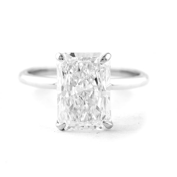 3.00 Carats Lab Grown Diamond 950 Platinum Ring