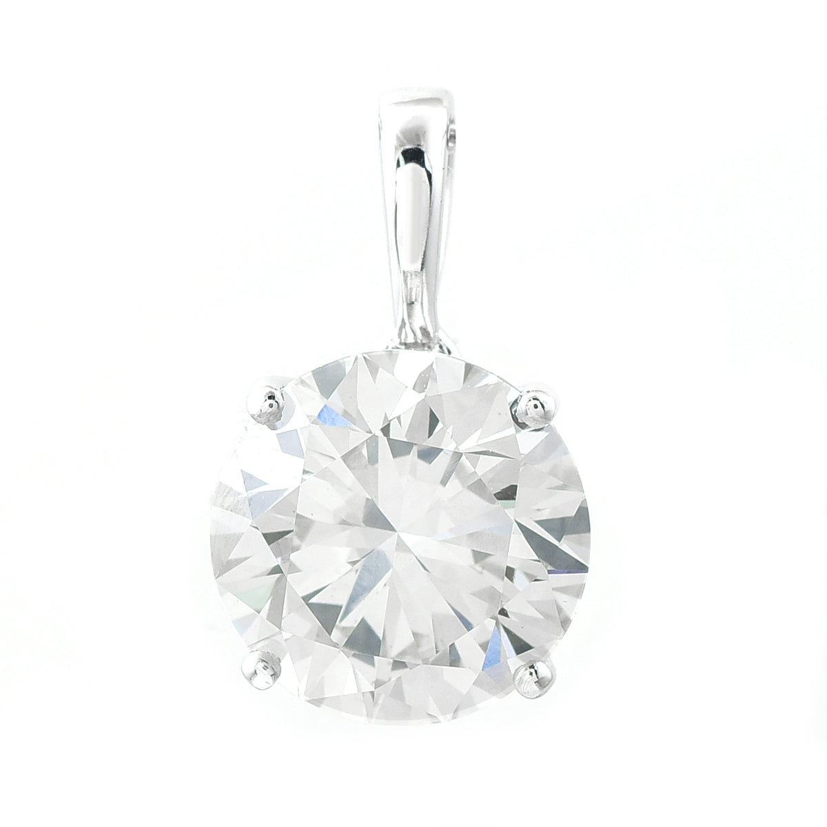 2.16 Carats Lab Grown Diamond 14K Gold Pendant