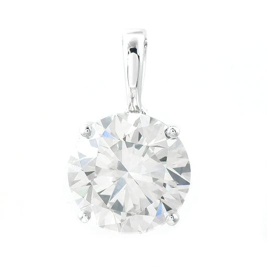 2.16 Carats Lab Grown Diamond 14K Gold Pendant