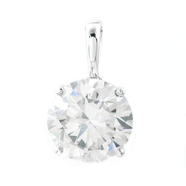 2.16 Carats Lab Grown Diamond 14K Gold Pendant