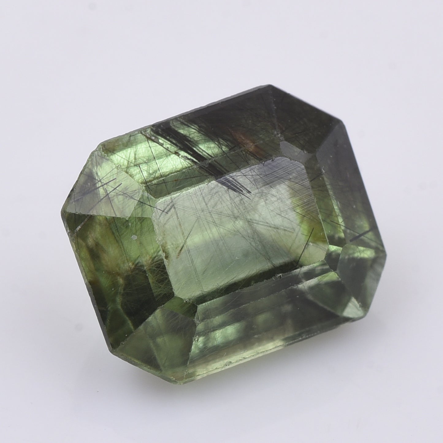 4.73 Natural Peridot Emerald Cut Gemstone