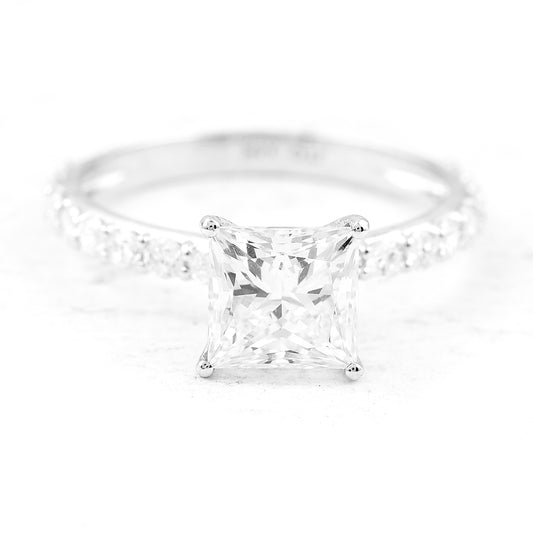 2.38 Carats Lab Grown Diamond 14K Gold Ring