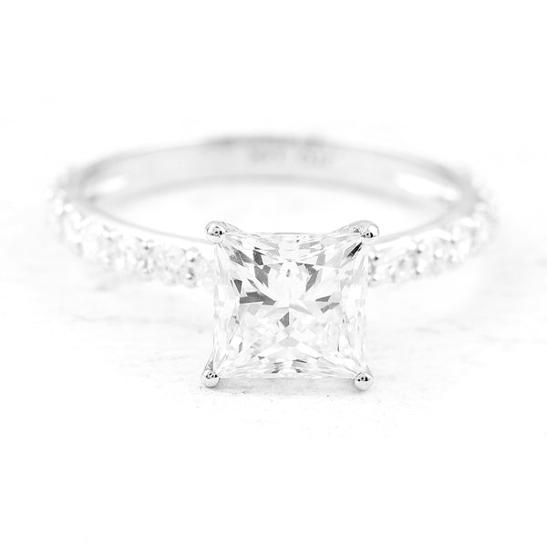 2.38 Carats Lab Grown Diamond 14K Gold Ring