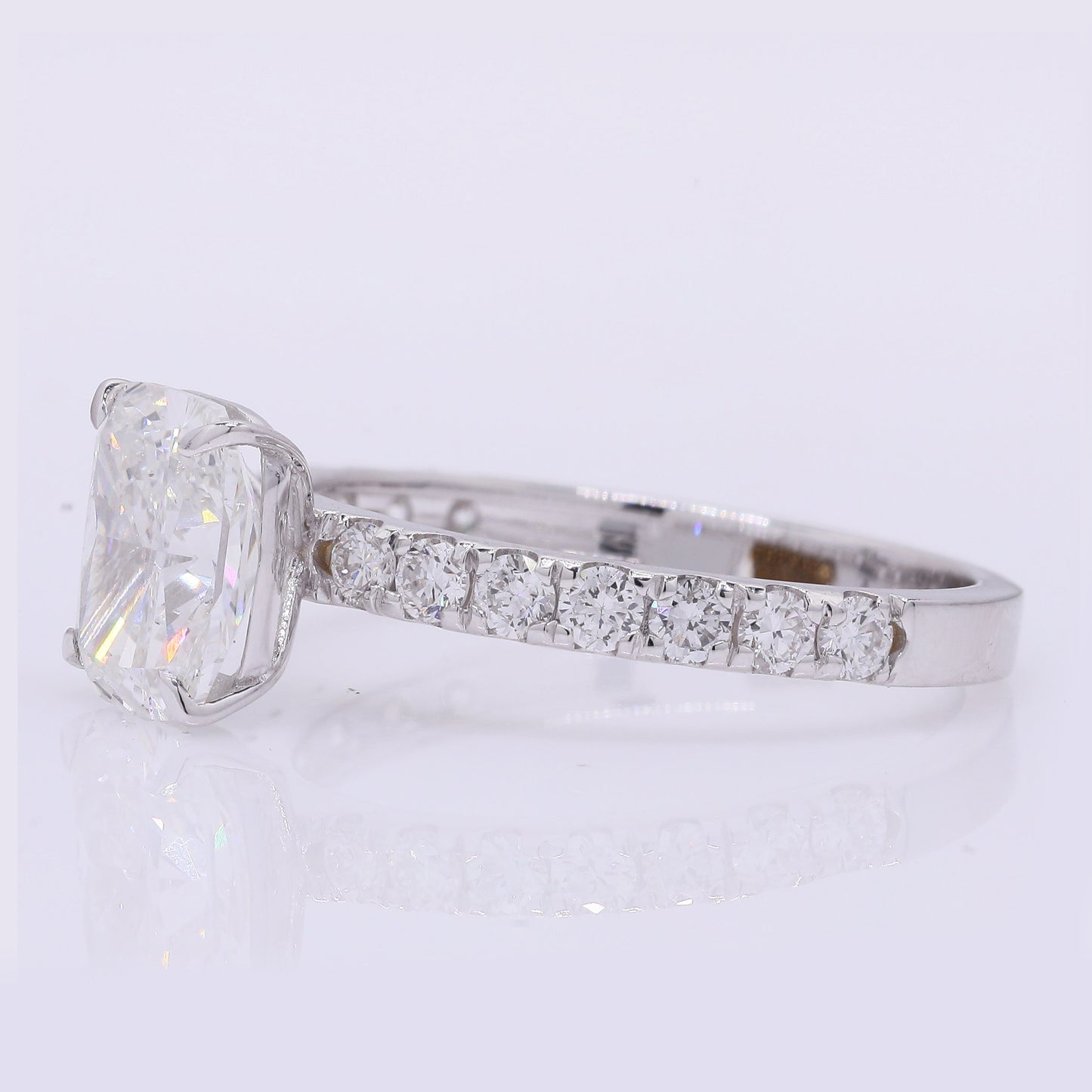 2.49 Carats Lab Grown Diamond 14K Gold Ring