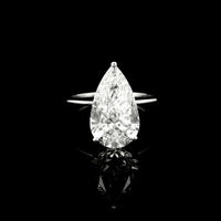4.40 Carats Lab Grown Diamond 14K Gold Ring