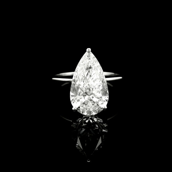 4.40 Carats Lab Grown Diamond 14K Gold Ring