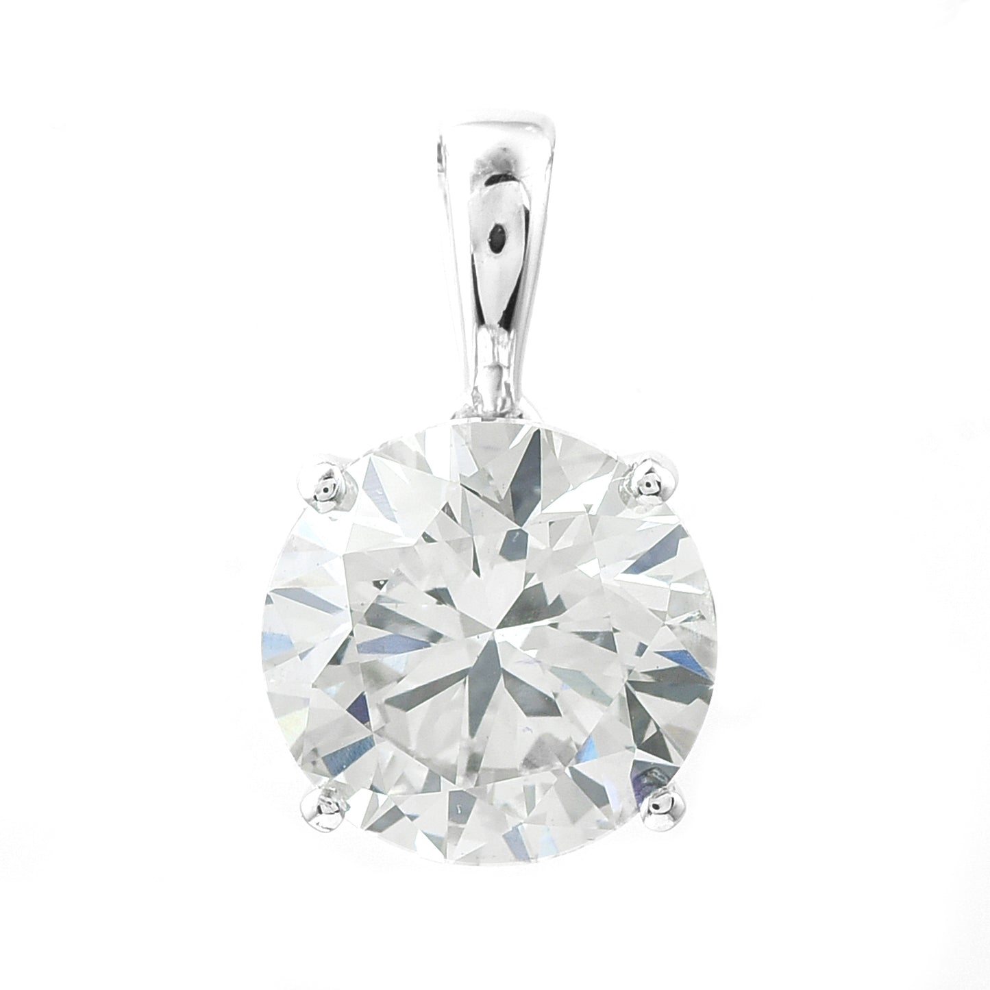 2.16 Carats Lab Grown Diamond 14K Gold Pendant
